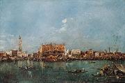 Francesco Guardi Venice from the Bacino di San Marco oil painting reproduction